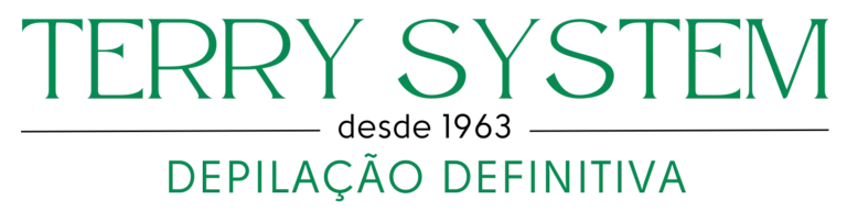 Logo vertical do Terry System em verde